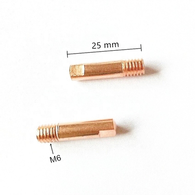 긴 지속 용접 성능을 위해 Binzel 15AK CO2 MIG Torch 0.8mm 구리 접촉 끝