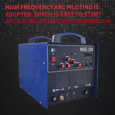 220V 등급 입력 인버터 제어 AC DC TIG 웰더 WSE250 공기 냉각 모터
