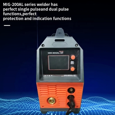 LCD IGBT 인버터 200 Amp Mig/tig/mma Mig 펄스 용접 기계 MIG200AL 용접 철