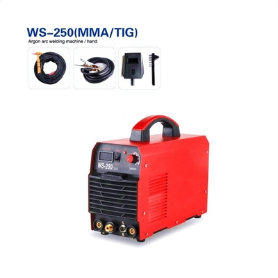 탄소 강철 가공 WS-250 IGBT 인버터 티그 웨일더 정밀 작업 무게 10 KG