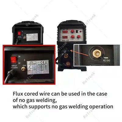 3 in 1 Mig 250 Amp IGBT 용접 기계 인버터 110v 마이크로 와이어 용접 인버터 200A
