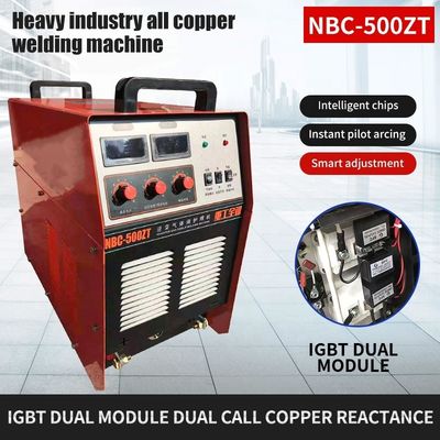 500 Amp NBC-500ZT 산업 미그 용접 기계 듀얼 모듈 듀얼 콜 구리 반응