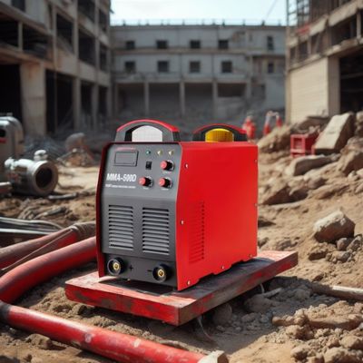 펄스 주파수 50/60 HZ 500Amp 등급 출력 전류 MMA-500D 산업 용접 시스템