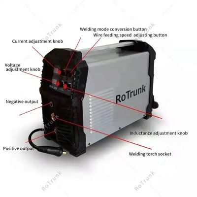 110v 마이크로 와이어 용접 인버터 200A 다기능 IGBT 3 in 1 Mig 250 Amps 2021년