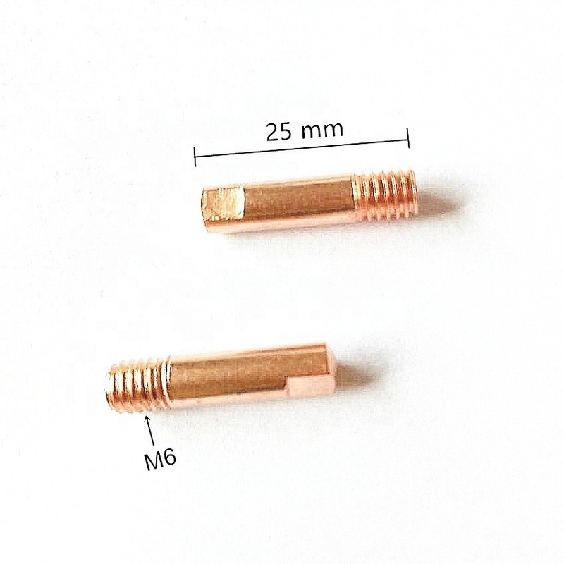 긴 지속 용접 성능을 위해 Binzel 15AK CO2 MIG Torch 0.8mm 구리 접촉 끝